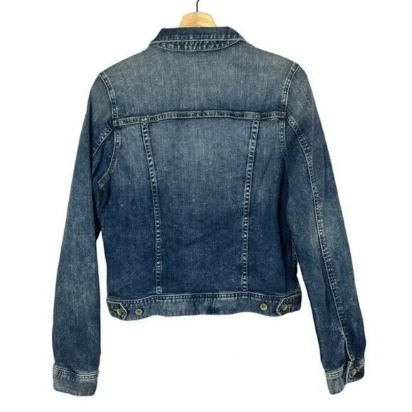 Big Star Medium Wash Button Down Trucker Jacket L - Picture 2 of 4
